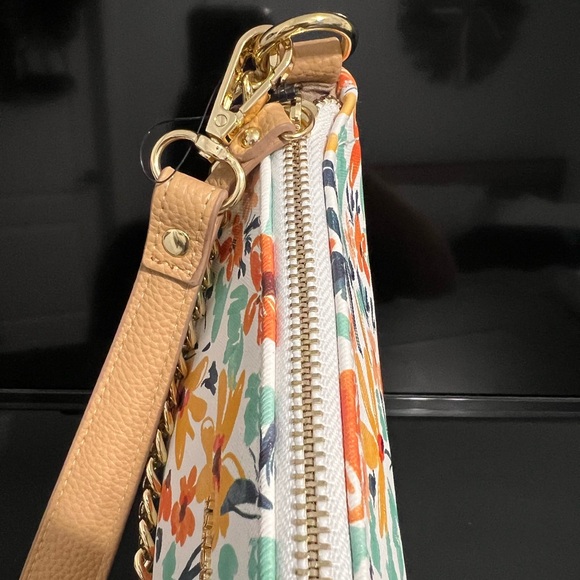 Nanette Lepore NWT Floral Whimsy Clutch Shoulder Bag - Picture 8 of 9